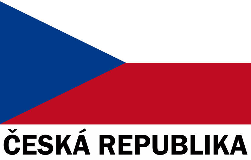 Samolepka Česká vlajka