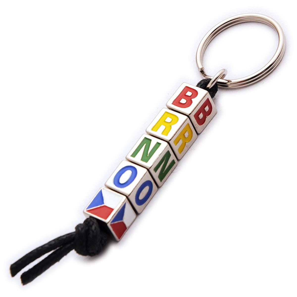 Přívěšek BRNO kostky colors