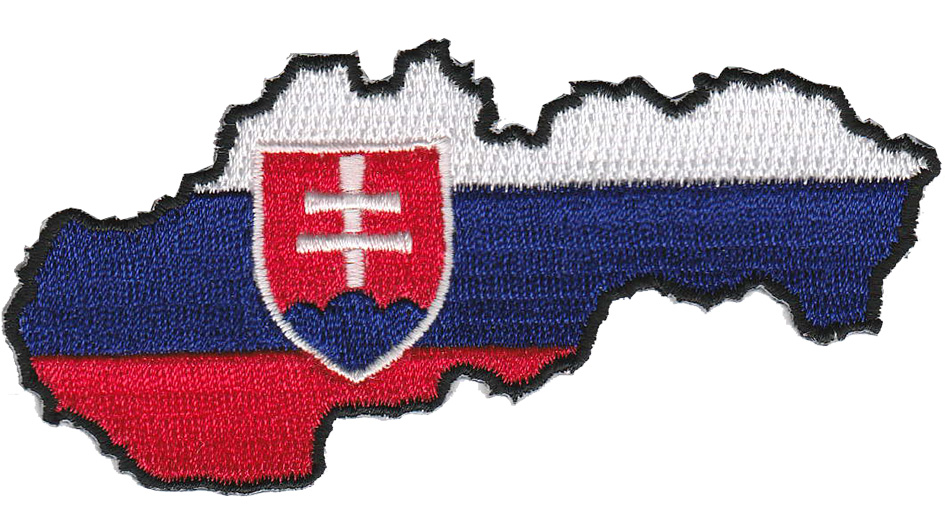 Nášivka Slovensko - mapa