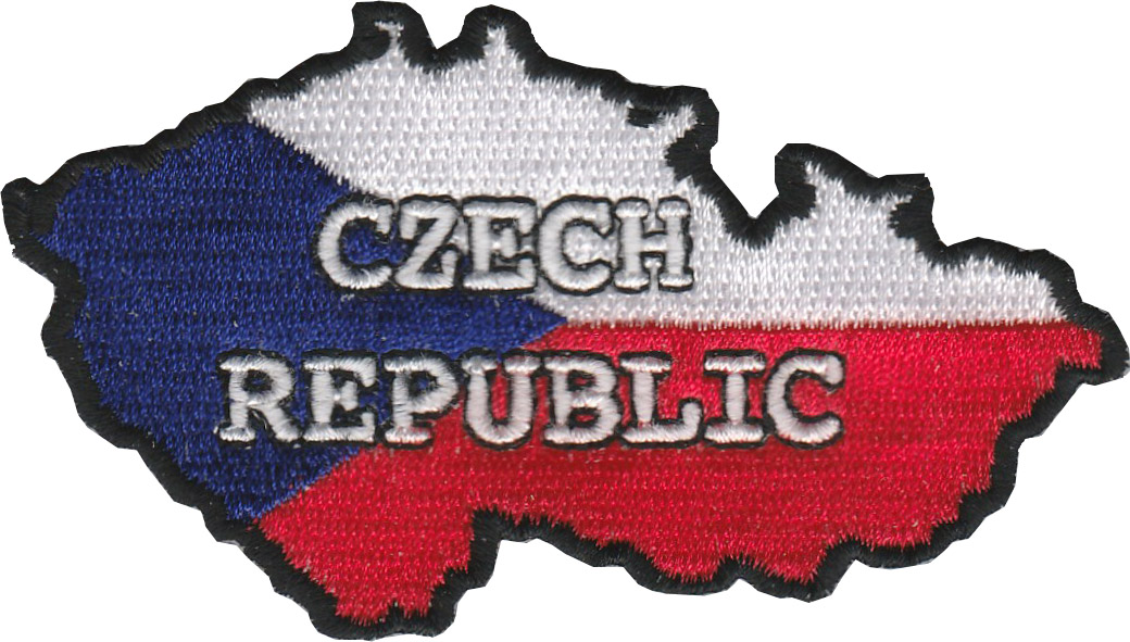 Nášivka mapa CZECH REPUBLIC