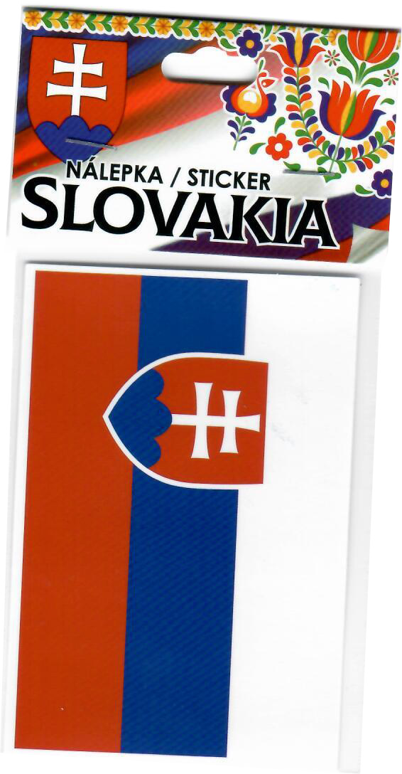Samolepka vlajka Slovenska