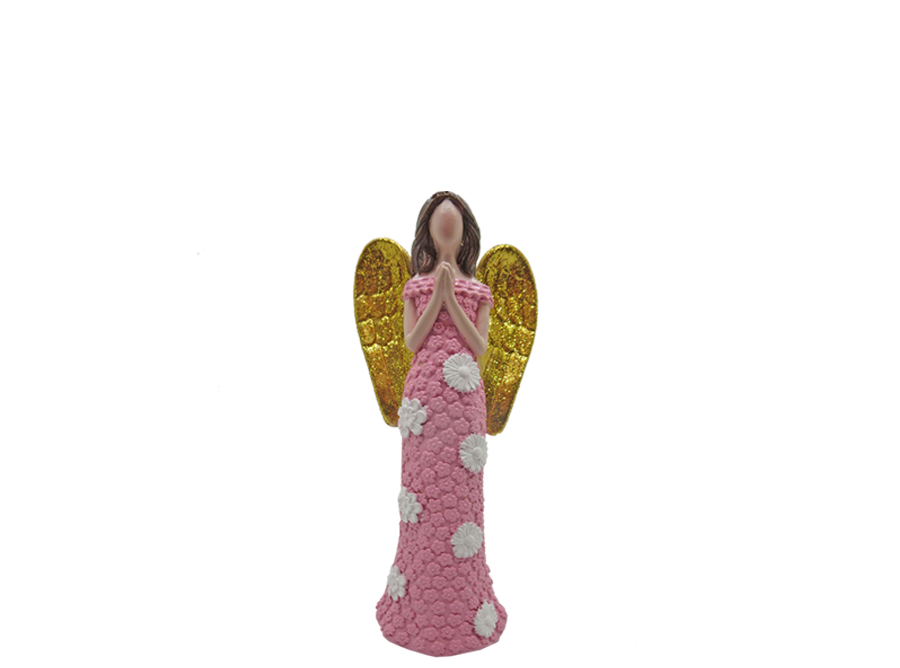 Anjel pink+gold wings