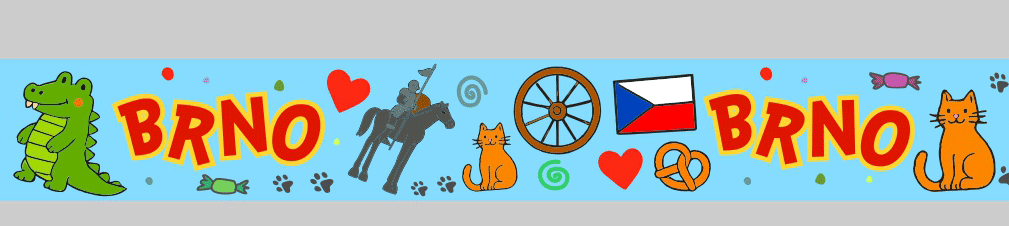 Silikon. náramek blue BRNO