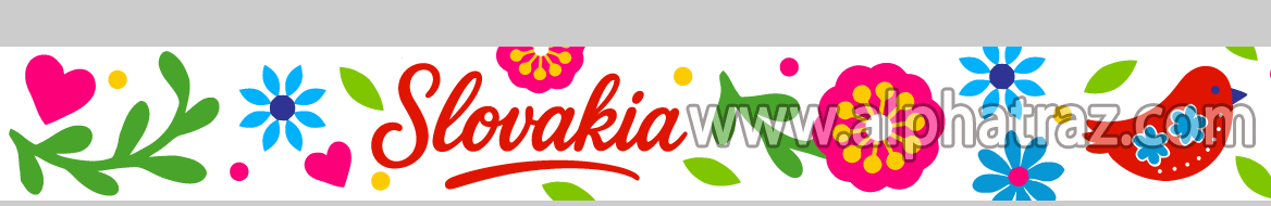 Náramok SLOVAKIA -white