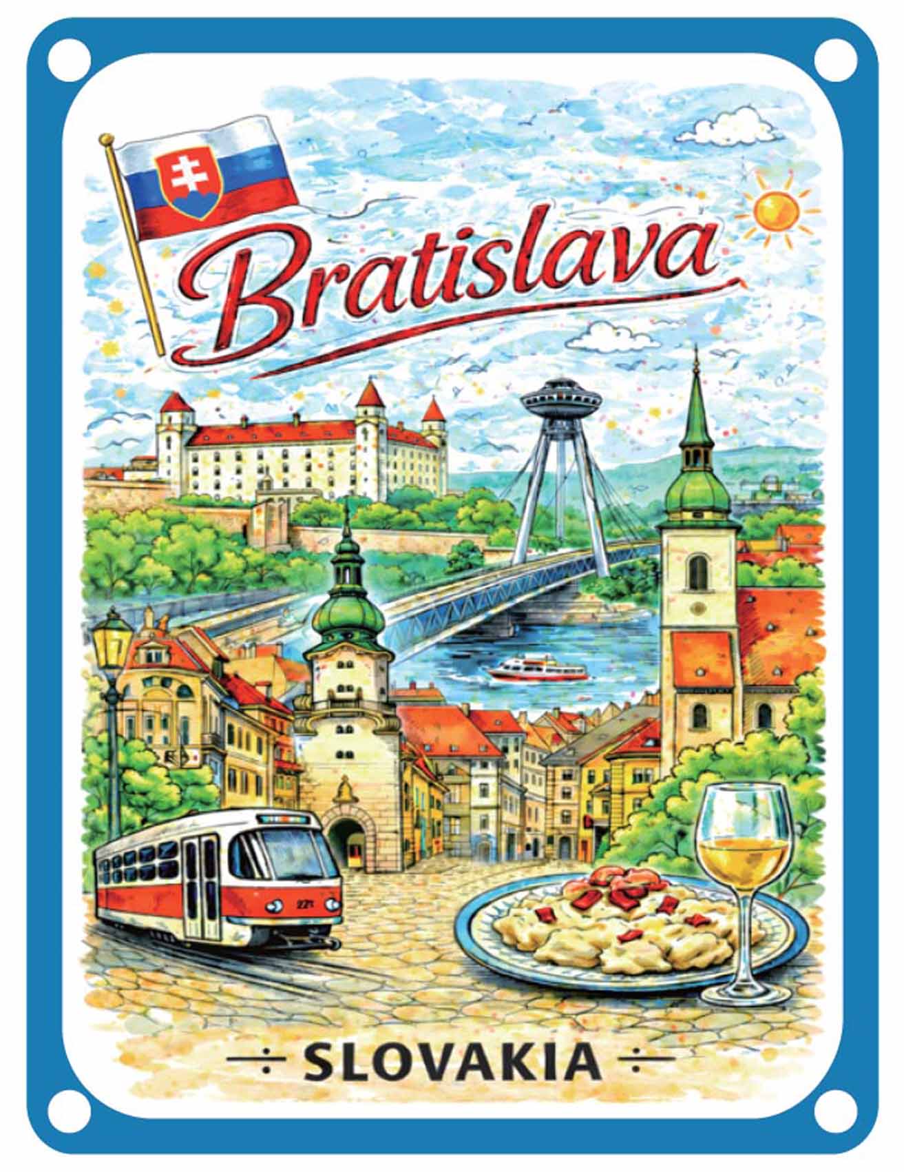 Plech.ceduľka Bratislava