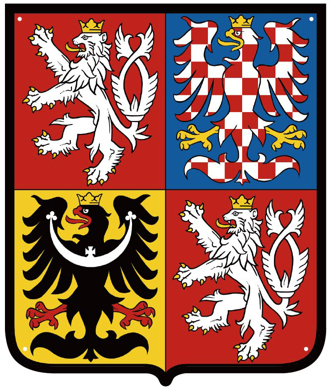 Plech.cedulka Velký státní znak