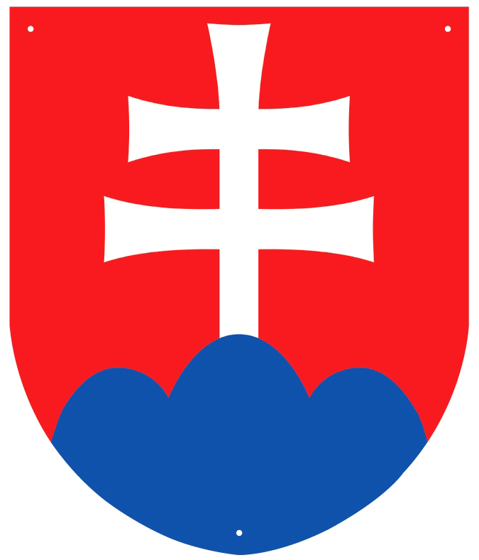 Plech.ceduľka Slovenský znak